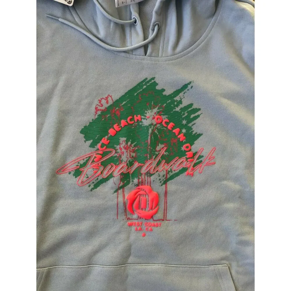 adidas Derrick Rose Boardwalk Hoodie Venice Beach California GP9772 Men 2XL